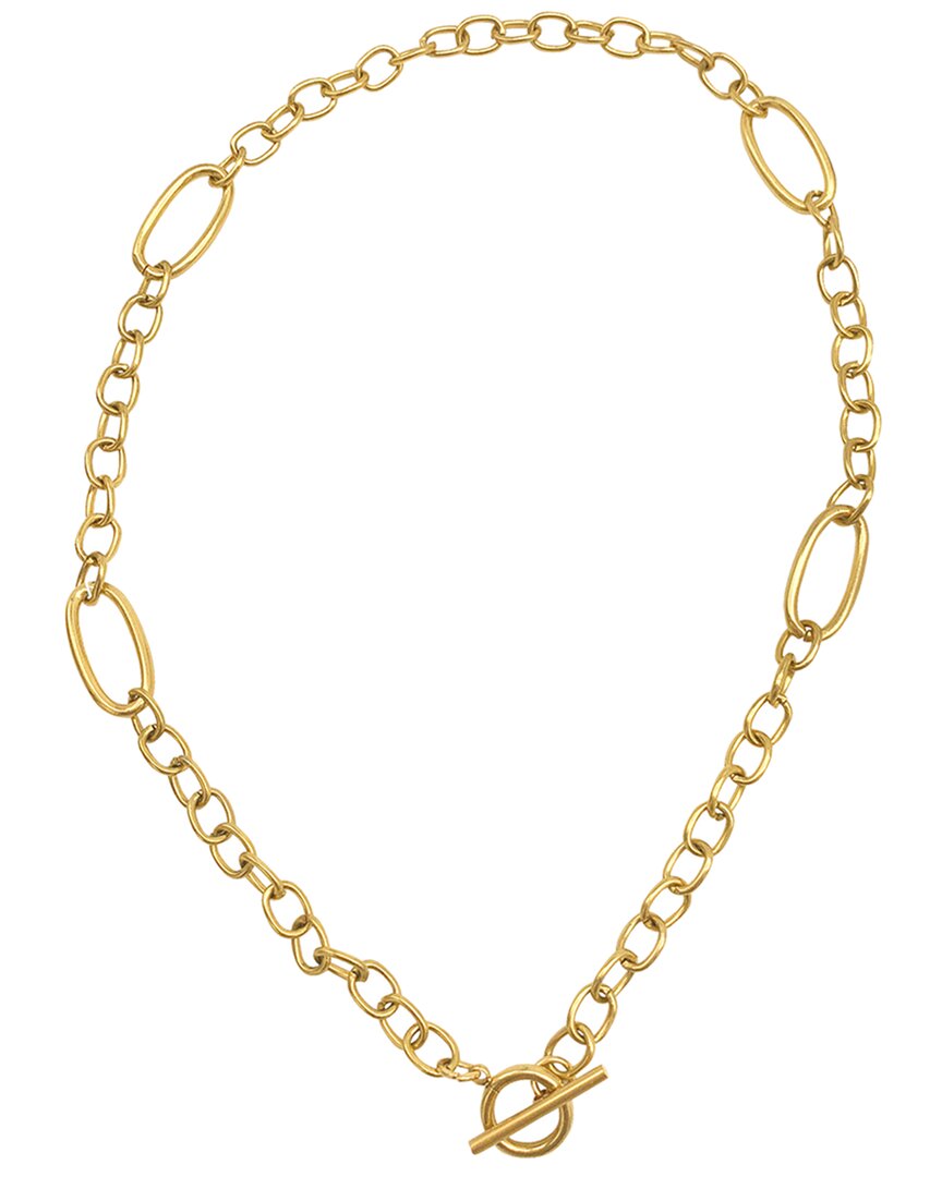 Shop Adornia 14k Plated Mixed Link Necklace