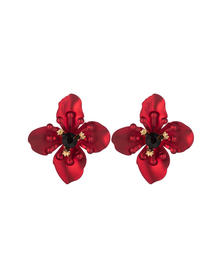 Eye Candy La Flower Statement Earrings