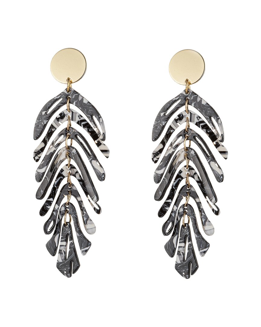 Eye Candy La Linda Leaf Earrings