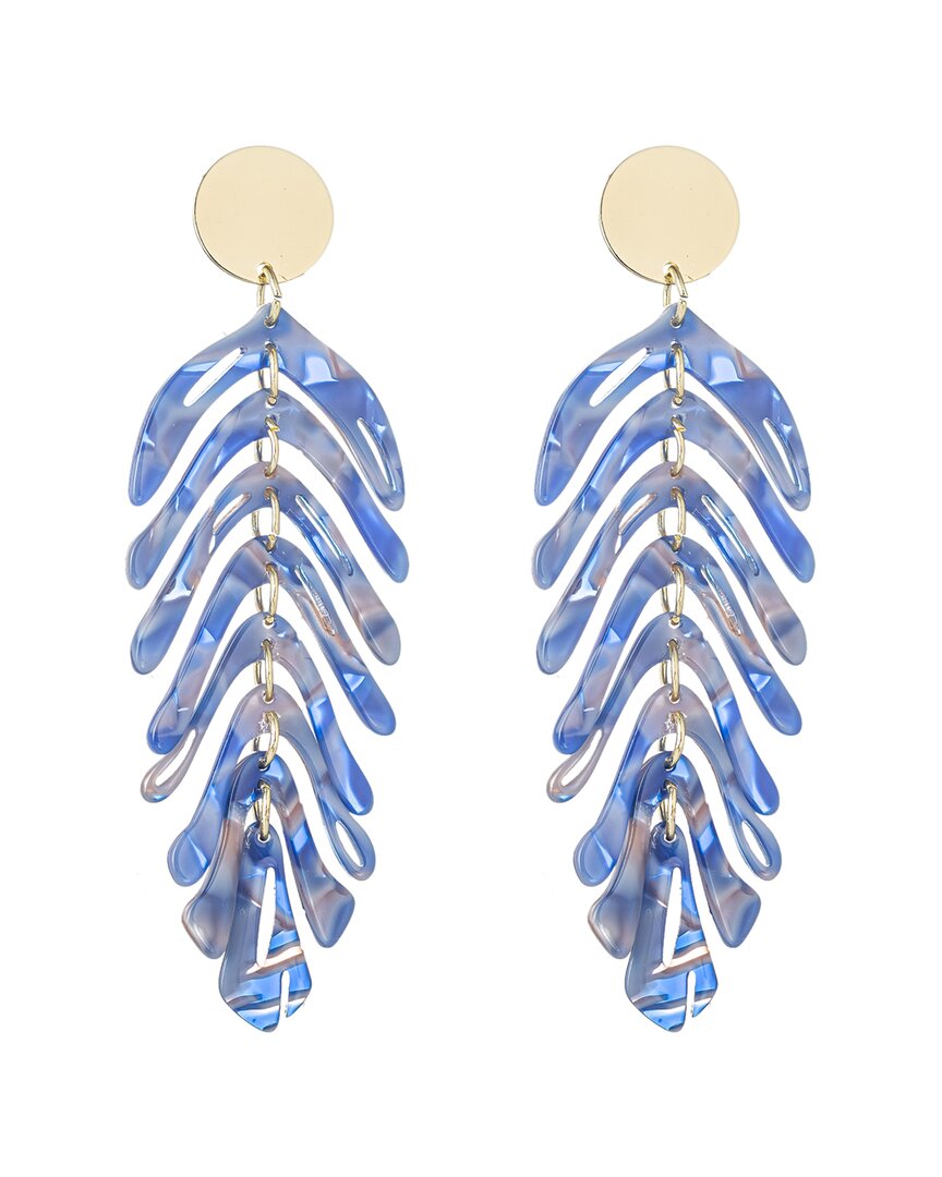 EYE CANDY LA EYE CANDY LA LINDA LEAF EARRINGS