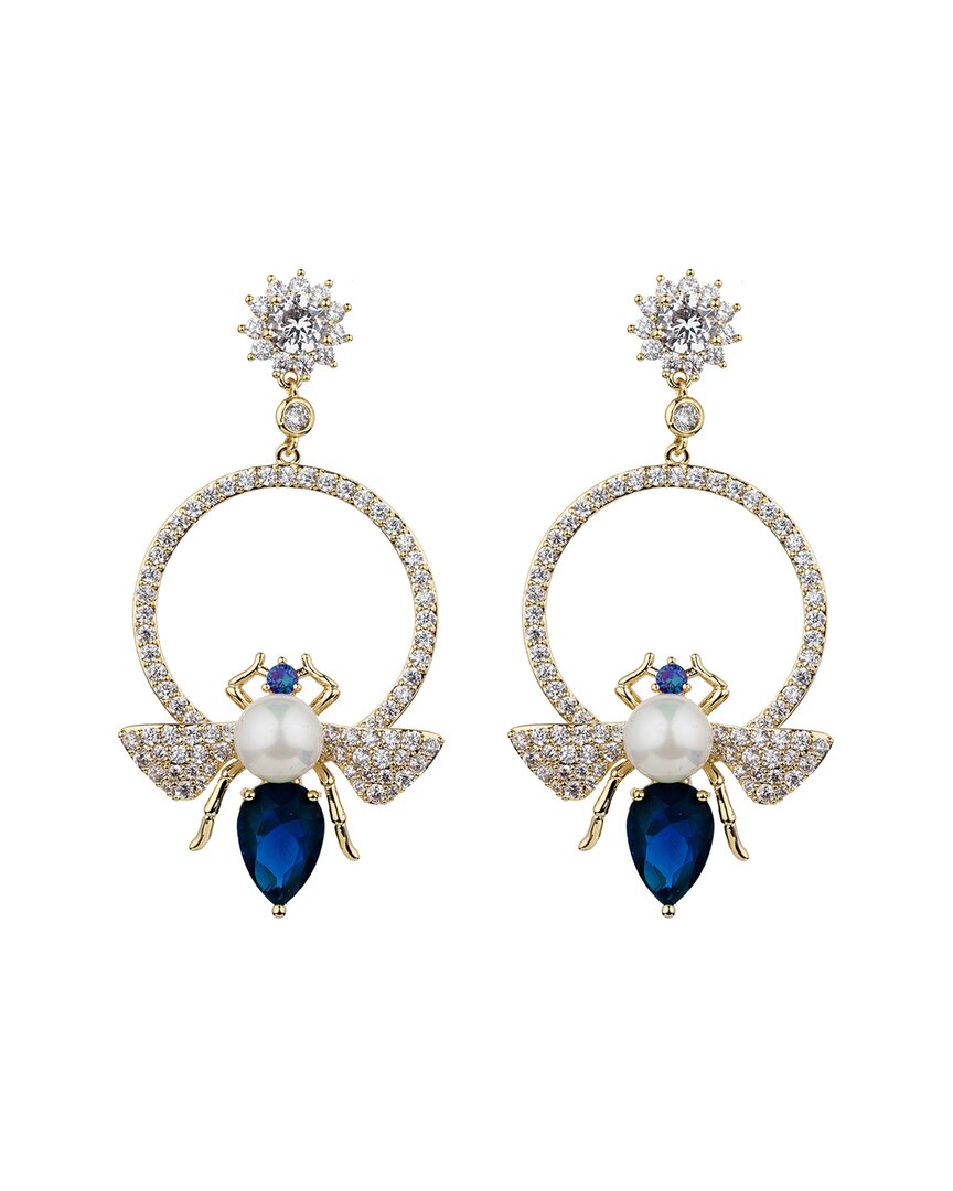 Eye Candy La Luxe Collection Cz Queen Bee Statement Earrings