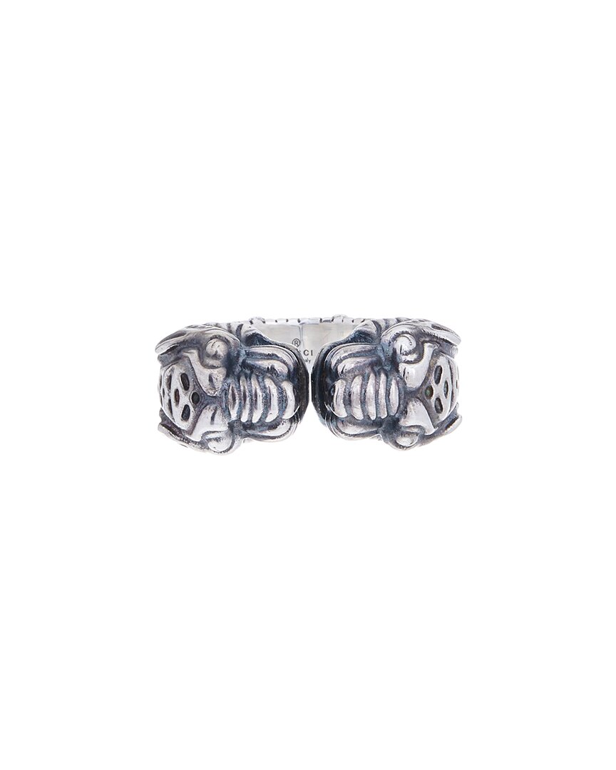 Gucci Vintage Feline Silver Ring