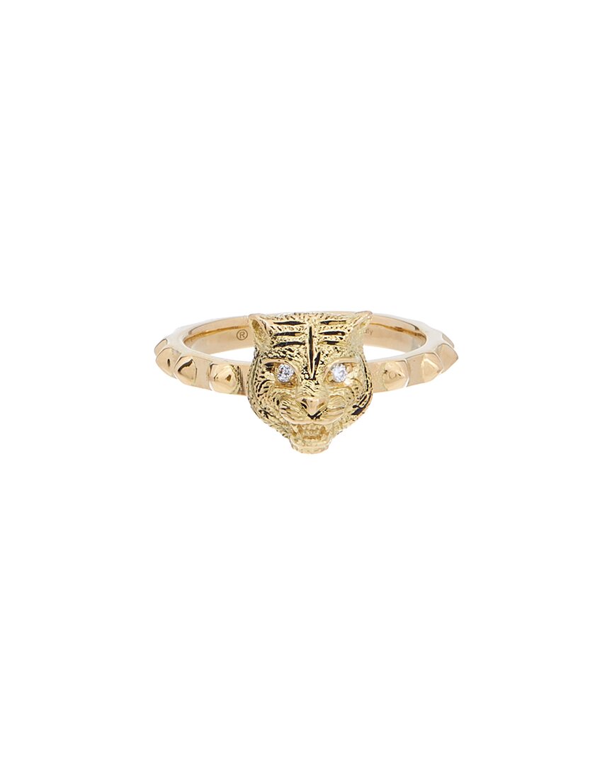 Gucci Le Marche Des Merveilles 18k 0.02 Ct. Tw. Diamond & White Diamond Ring