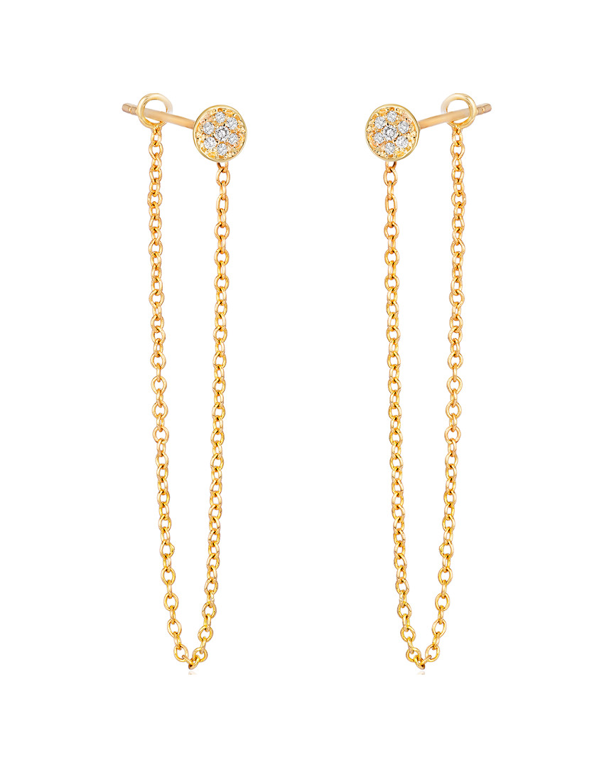 Ariana Rabbani 14k 0.07 Ct. Tw. Diamond Earrings In Gold