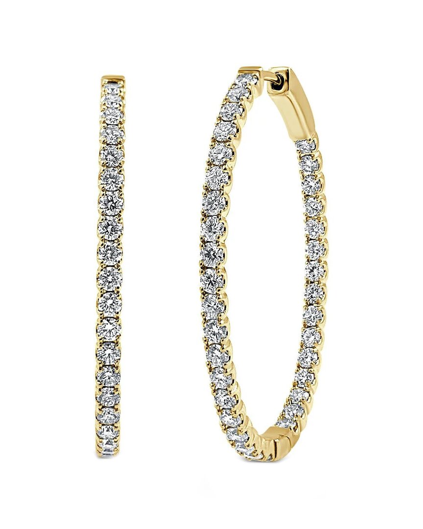 Forever Creations Usa Inc. Forever Creations 14k 0.83 Ct. Tw. Diamond Hoops