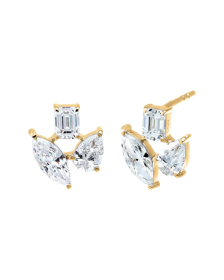 By Adina Eden 14k 1.70 Ct. Tw. Lab-grown Diamond Earrings