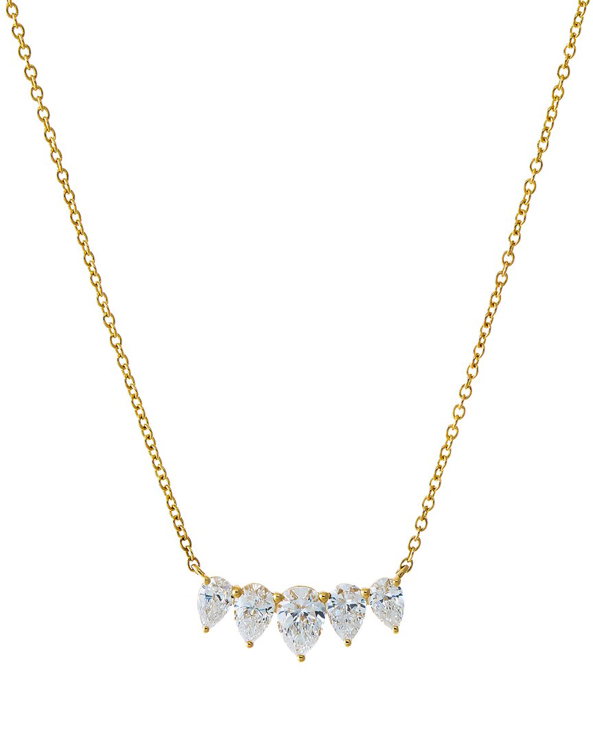 By Adina Eden Adina Eden 14k 0.80 Ct. Tw. Lab-grown Diamond Necklace