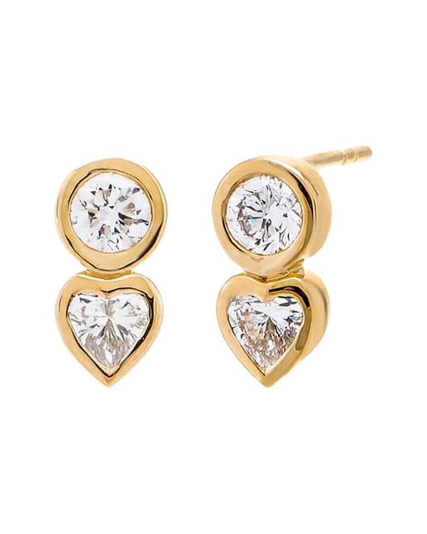 By Adina Eden 14k 1.00 Ct. Tw. Lab-grown Diamond Earrings