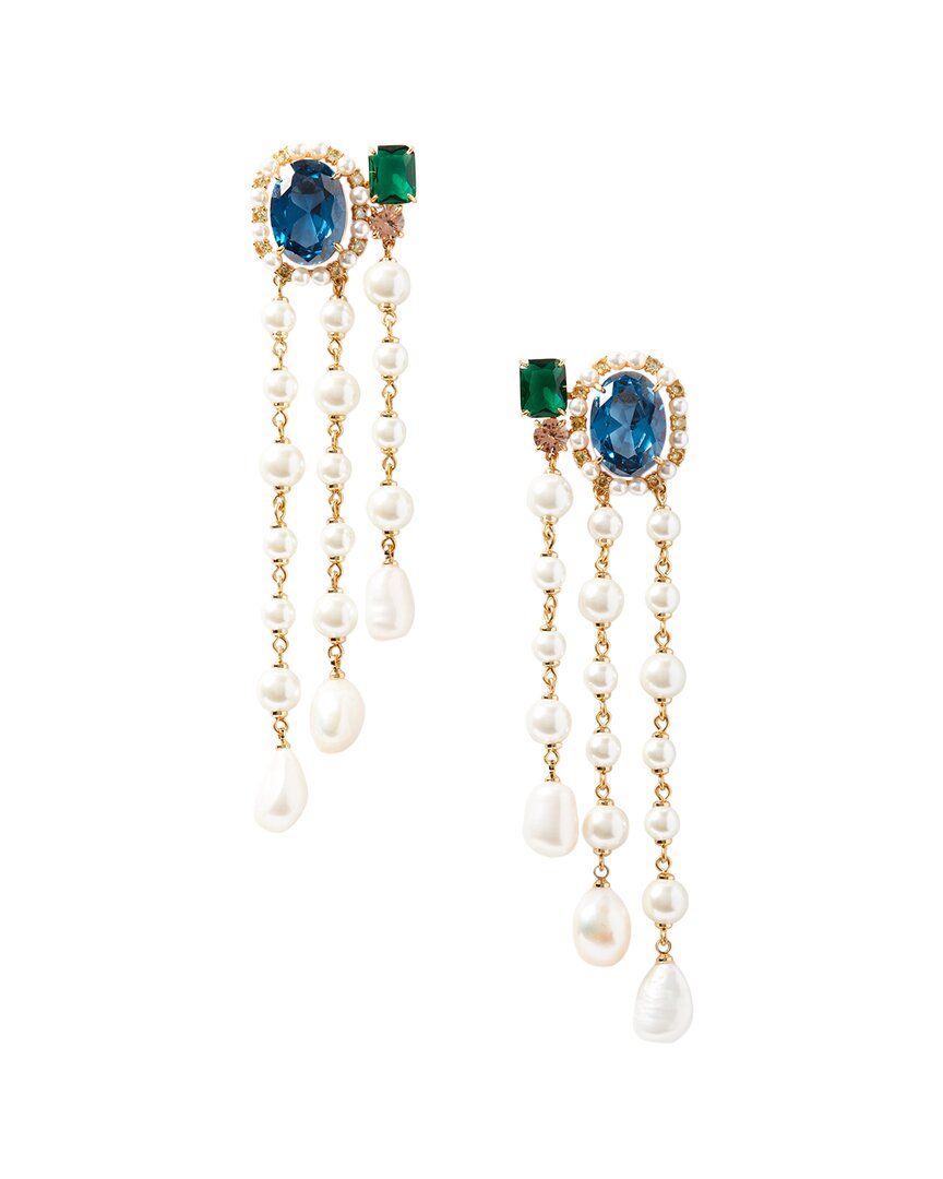Kate Spade New York Cz Victoria Fringe Earrings