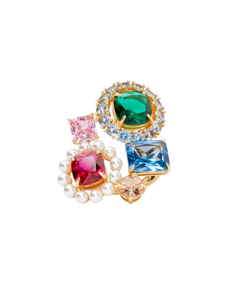 Kate Spade New York Cz Victoria Cluster Cocktail Ring