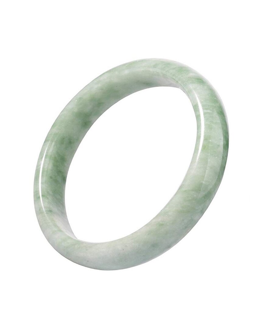 Liv Oliver Light Green Jade Bangle