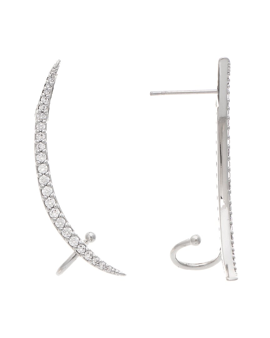 Rivka Friedman 18k Plated  Cz Earrings