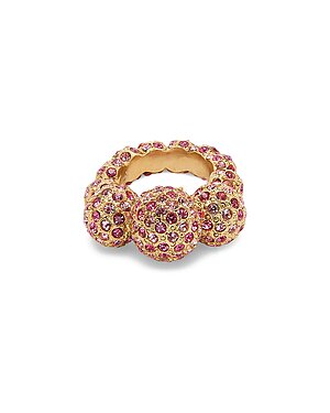 Oscar de la Renta Bold Crystal Ball Ring