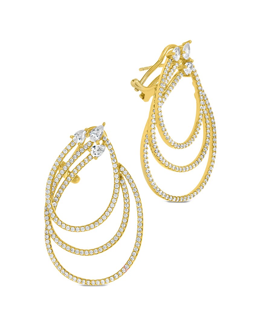Sterling Forever Kaia Cubic Zirconia Statement Drop Earrings