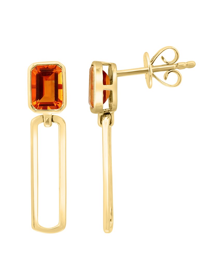 Effy Fine Jewelry 14k 1.00 Ct. Tw. Citrine Earrings