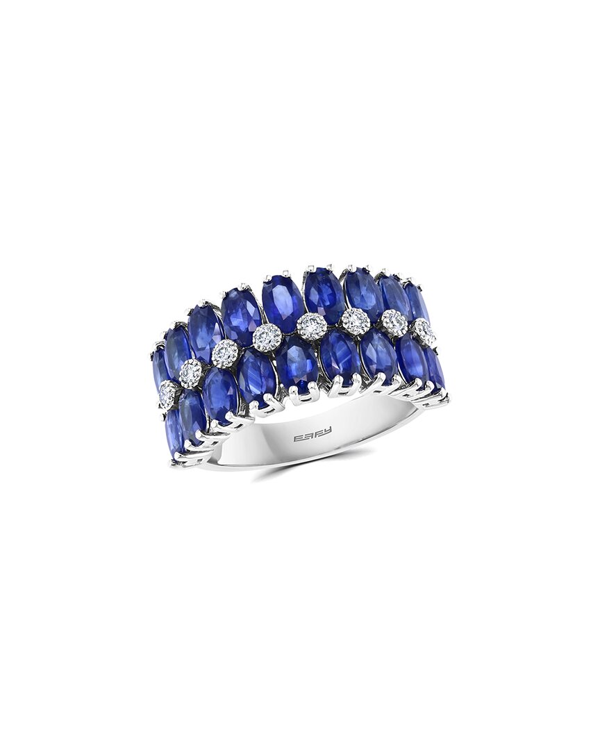 Effy Fine Jewelry 14K 5.84 ct. tw. Diamond & Sapphire Ring