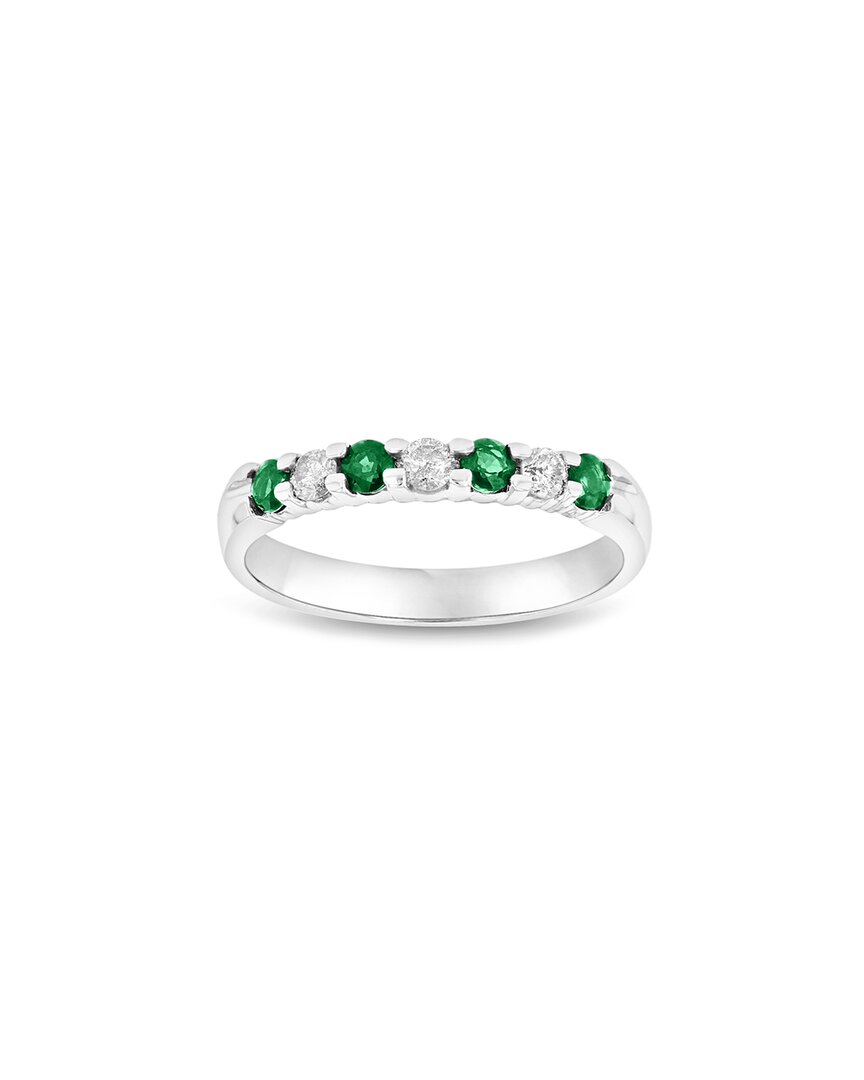Diana M. Fine Jewelry 14K 0.54 ct. tw. Diamond & Emerald Ring