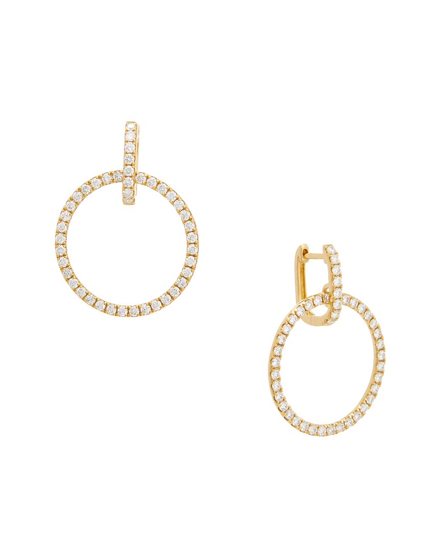 Shop Maitre De Diamant 18k 1.22 Ct. Tw. Diamond Earrings