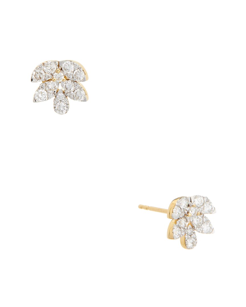 MAITRE DE DIAMANT MAITRE DE DIAMANT 18K 0.75 CT. TW. DIAMOND EARRINGS