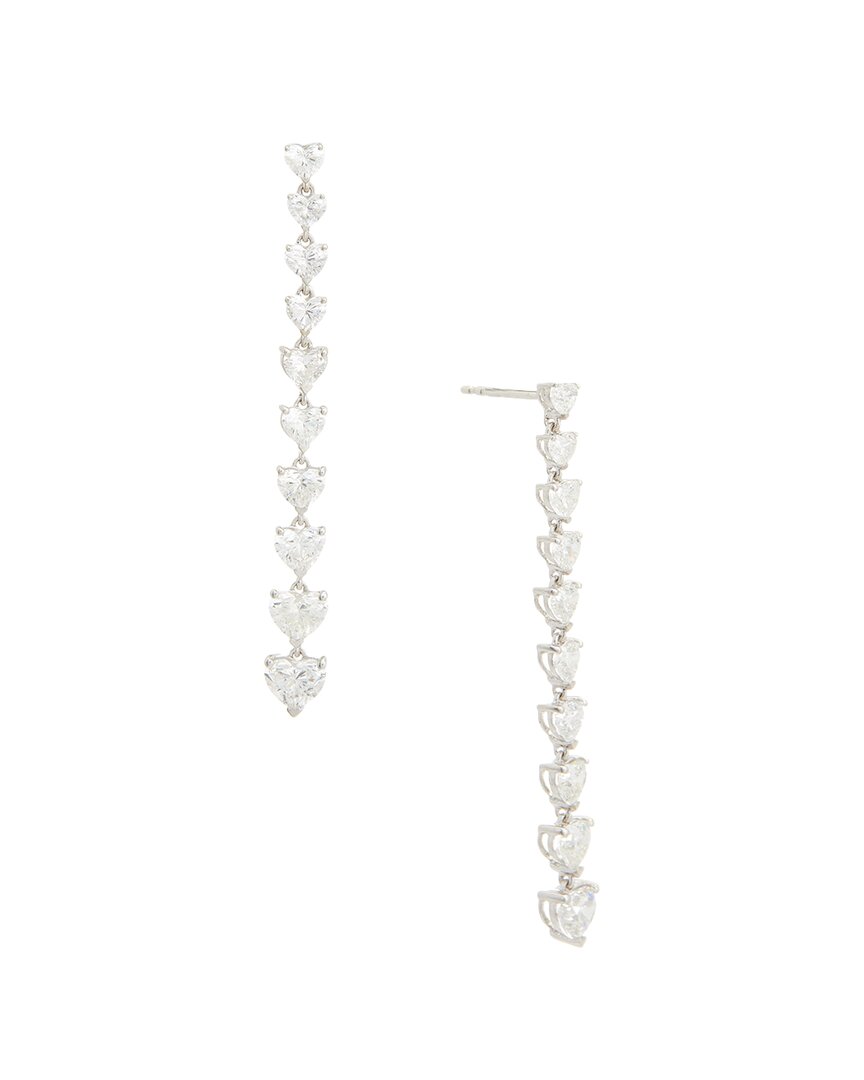 MAITRE DE DIAMANT MAITRE DE DIAMANT 18K 4.63 CT. TW. DIAMOND EARRINGS 