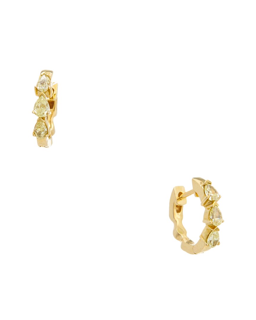 MAITRE DE DIAMANT MAITRE DE DIAMANT 18K 0.57 CT. TW. DIAMOND EARRINGS