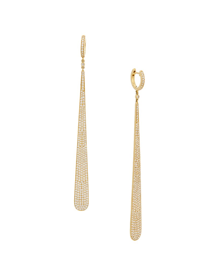 MAITRE DE DIAMANT MAITRE DE DIAMANT 18K 2.51 CT. TW. DIAMOND EARRINGS