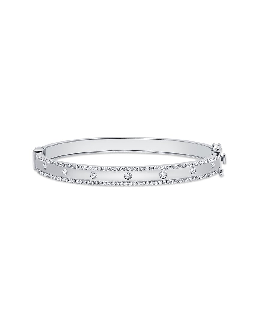 Sabrina Designs 14k 0.09 Ct. Tw. Diamond Stackable Bangle