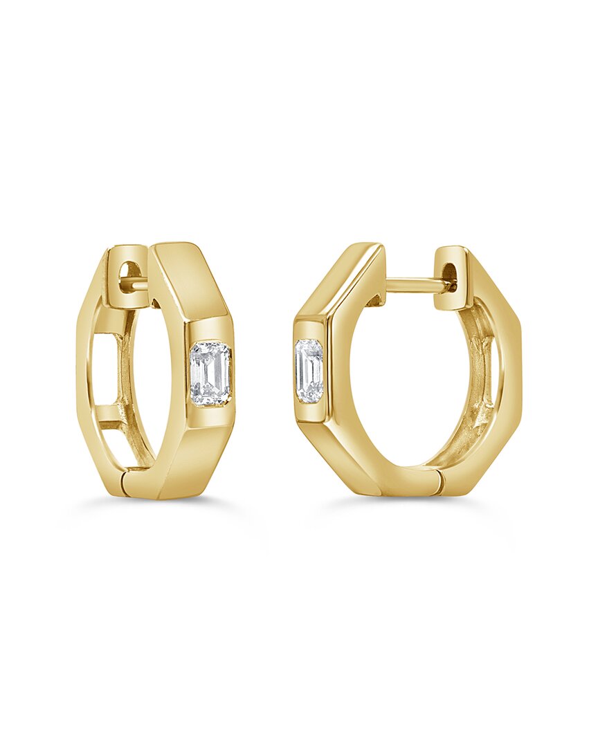Sabrina Designs 14k 0.31 Ct. Tw. Diamond Hoop Earrings