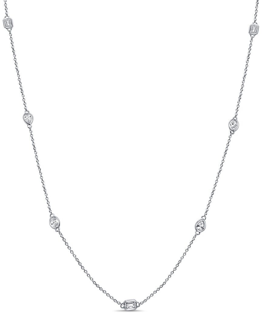 Sabrina Designs 14k 1.45 Ct. Tw. Diamond Station Necklace