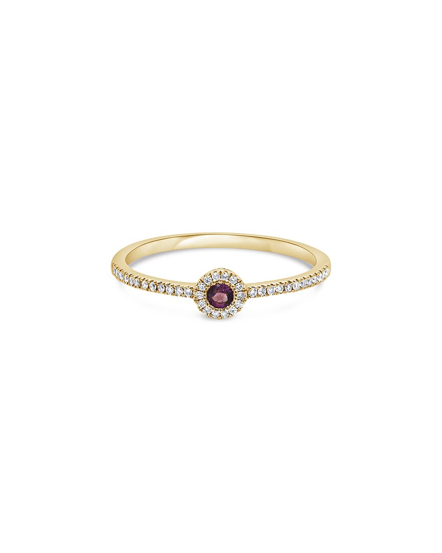 Sabrina Designs 14k 0.13 Ct. Tw. Diamond & Tanzanite Ring