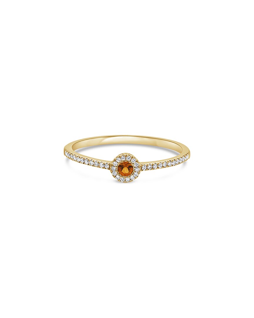 Sabrina Designs 14k 0.13 Ct. Tw. Diamond & Ruby Ring