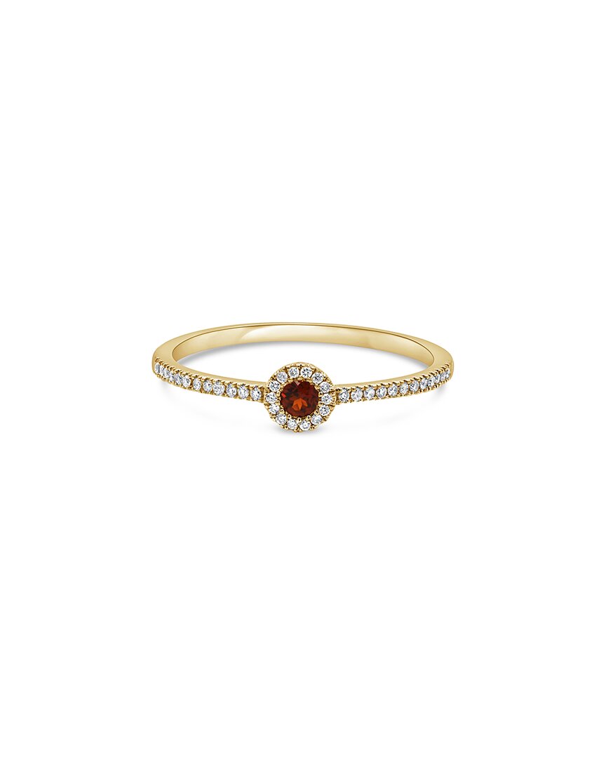 Sabrina Designs 14k 0.13 Ct. Tw. Diamond & Ruby Ring