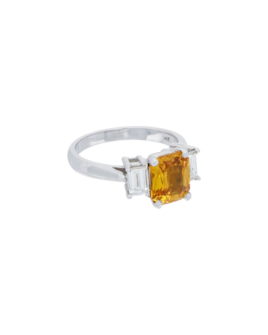 Diana M. Fine Jewelry 18k 1.70 Ct. Tw. Diamond & Sapphire Ring