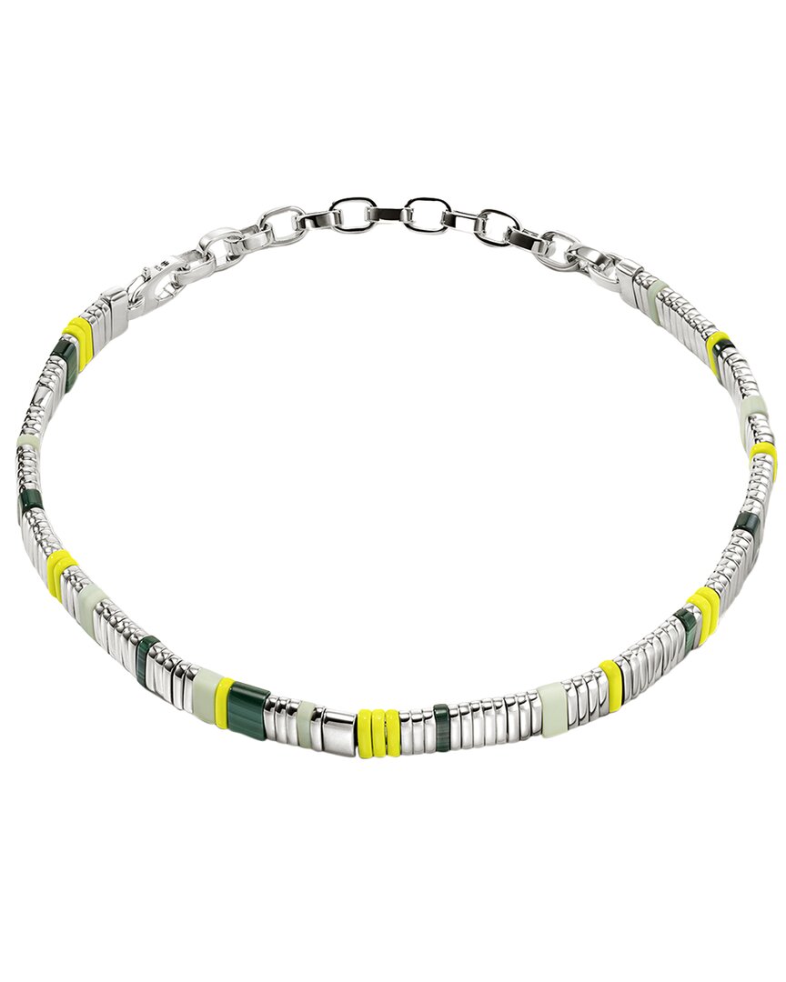 John Hardy Colorblock Choker Necklace In Metallic