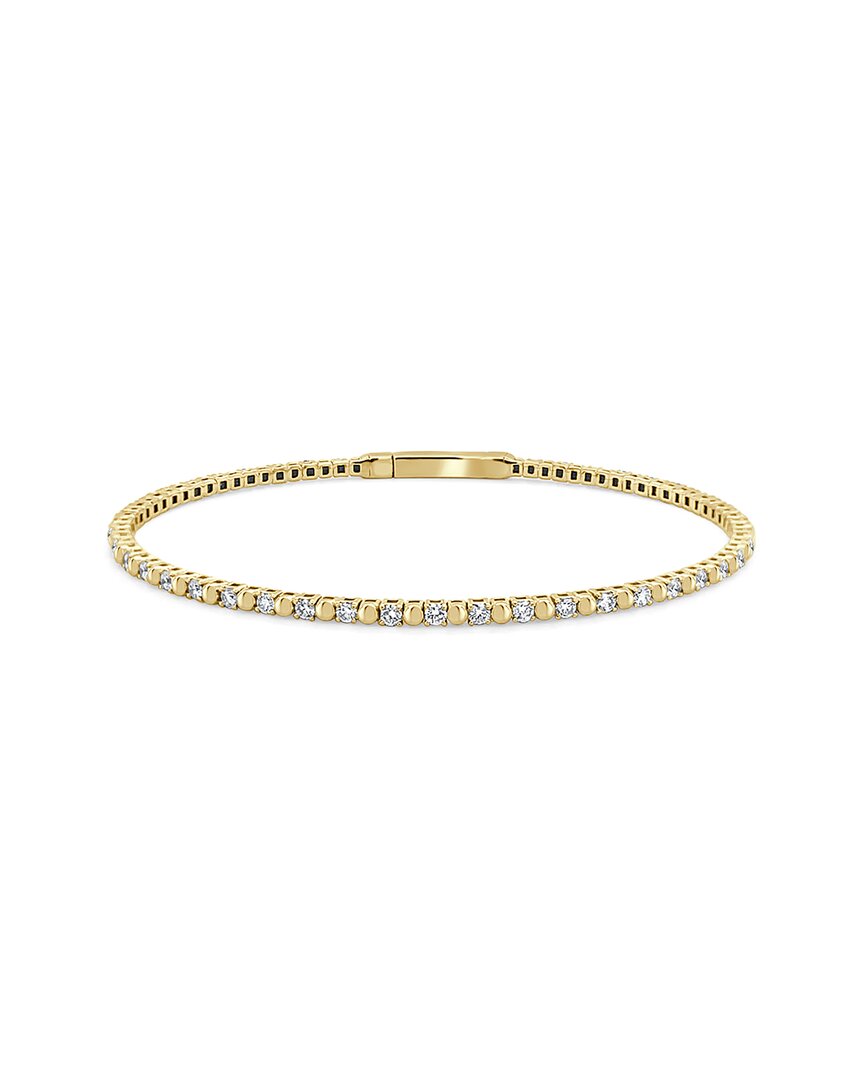 Sabrina Designs 14k 0.88 Ct. Tw. Diamond Flexible Bangle Bracelet In Gold