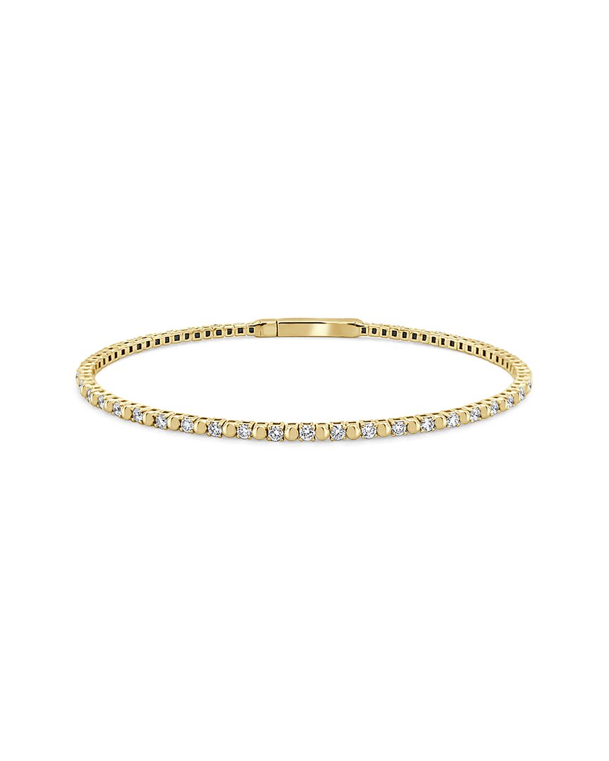 Sabrina Designs 14k 0.88 Ct. Tw. Diamond Flexible Bangle Bracelet