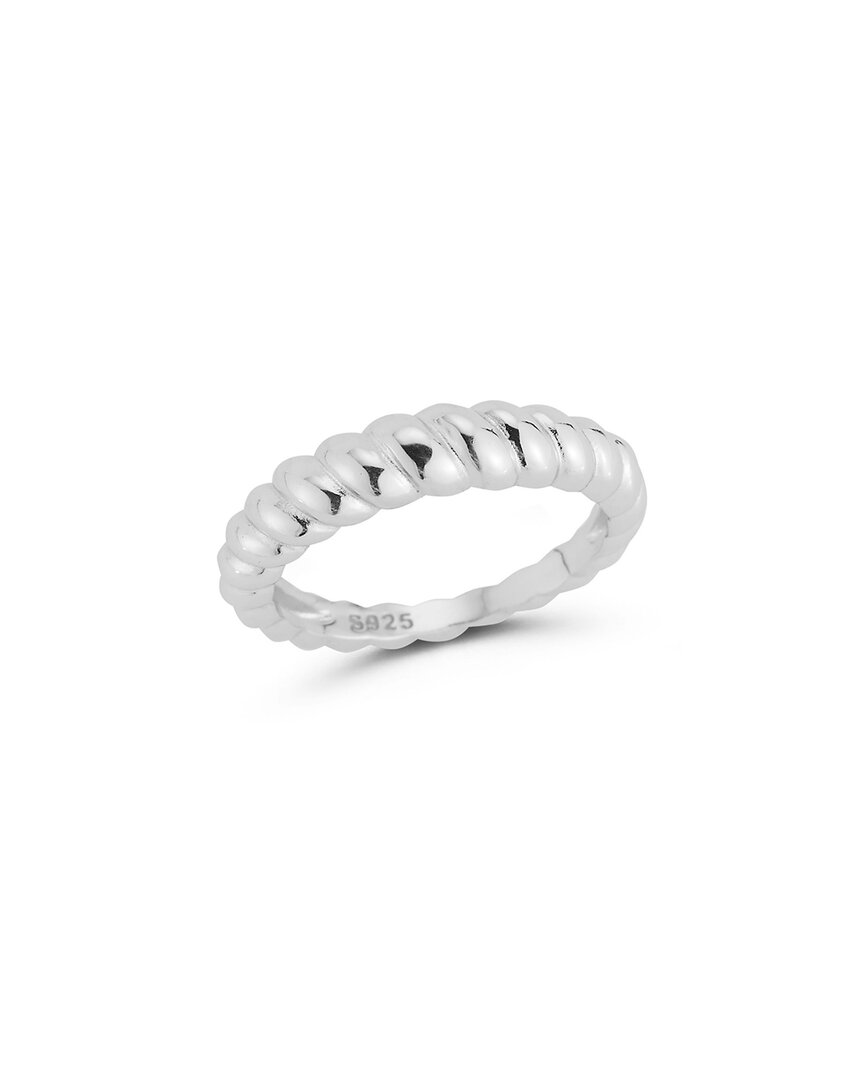Glaze Jewelry Silver Statement Ring