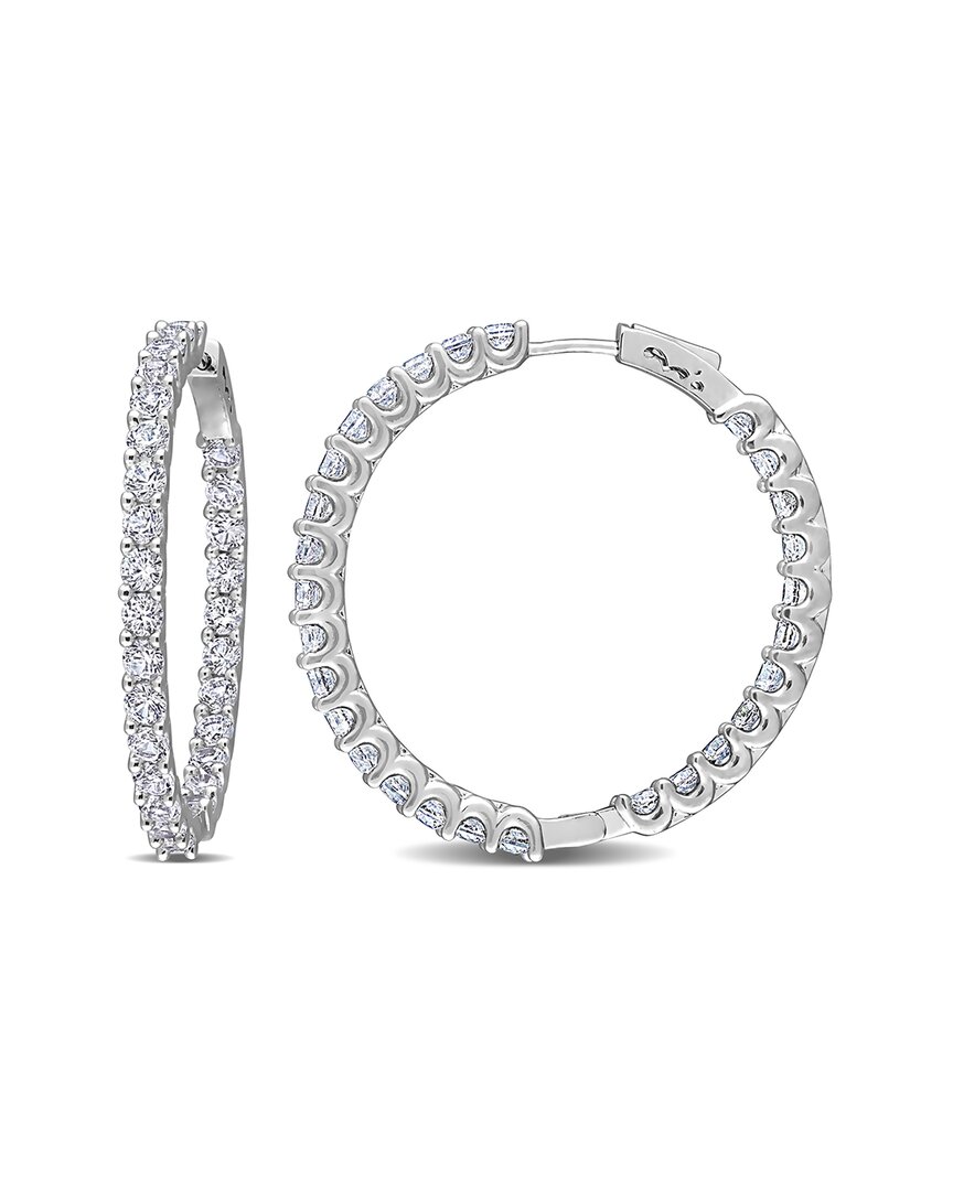 Rina Limor Silver 8.40 Ct. Tw. Lab-grown Sapphire Earrings