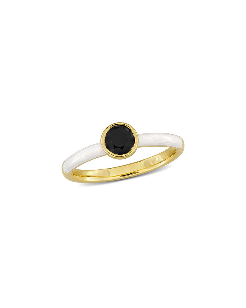 Rina Limor Silver 0.62 Ct. Tw. Black Spinel Ring