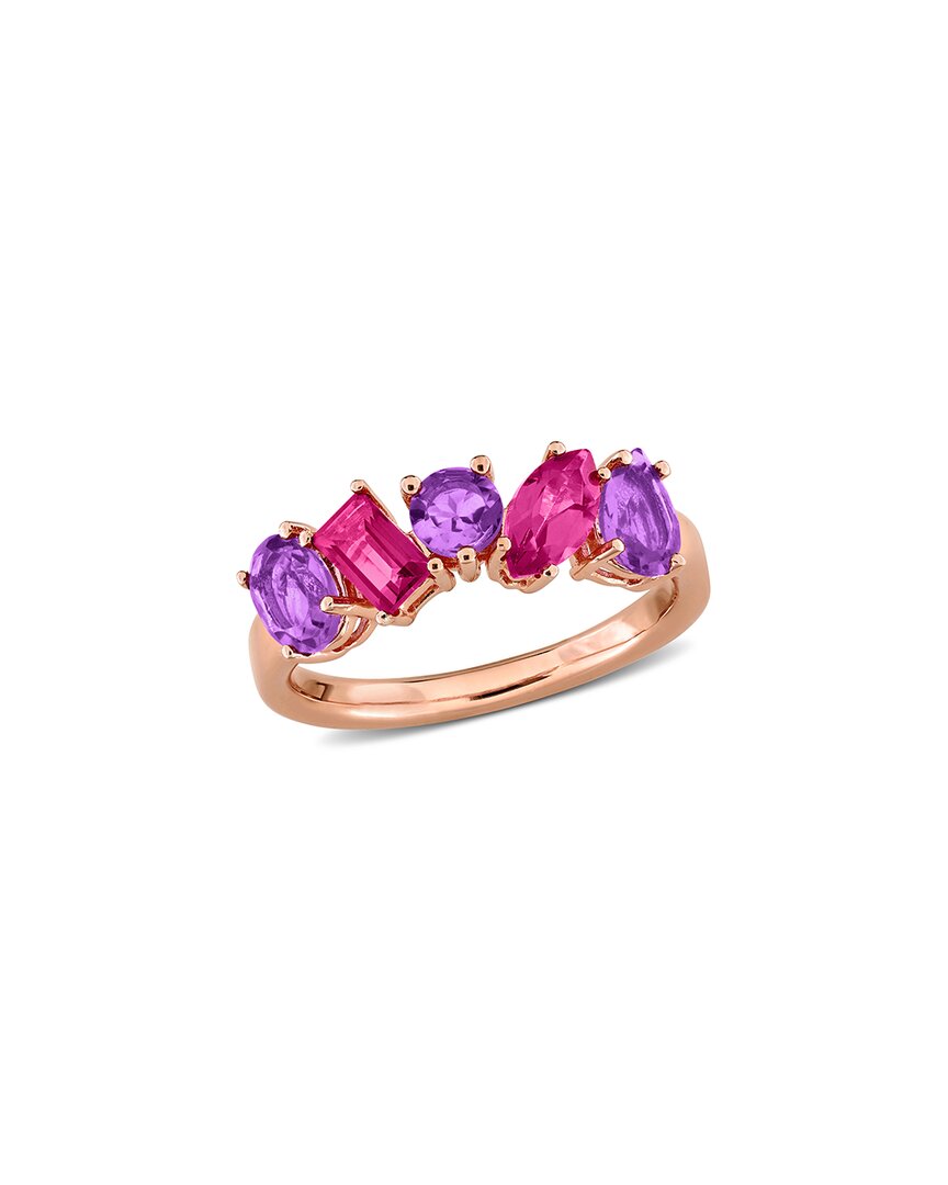 Rina Limor Silver 1.83 Ct. Tw. Topaz & Amethyst Ring
