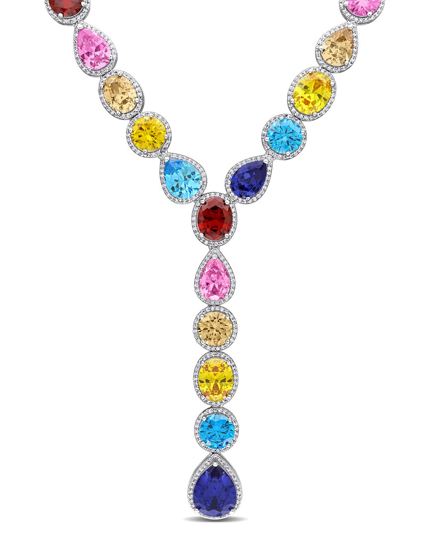 Rina Limor Silver 239.82 Ct. Tw. Cubic Zirconia Necklace