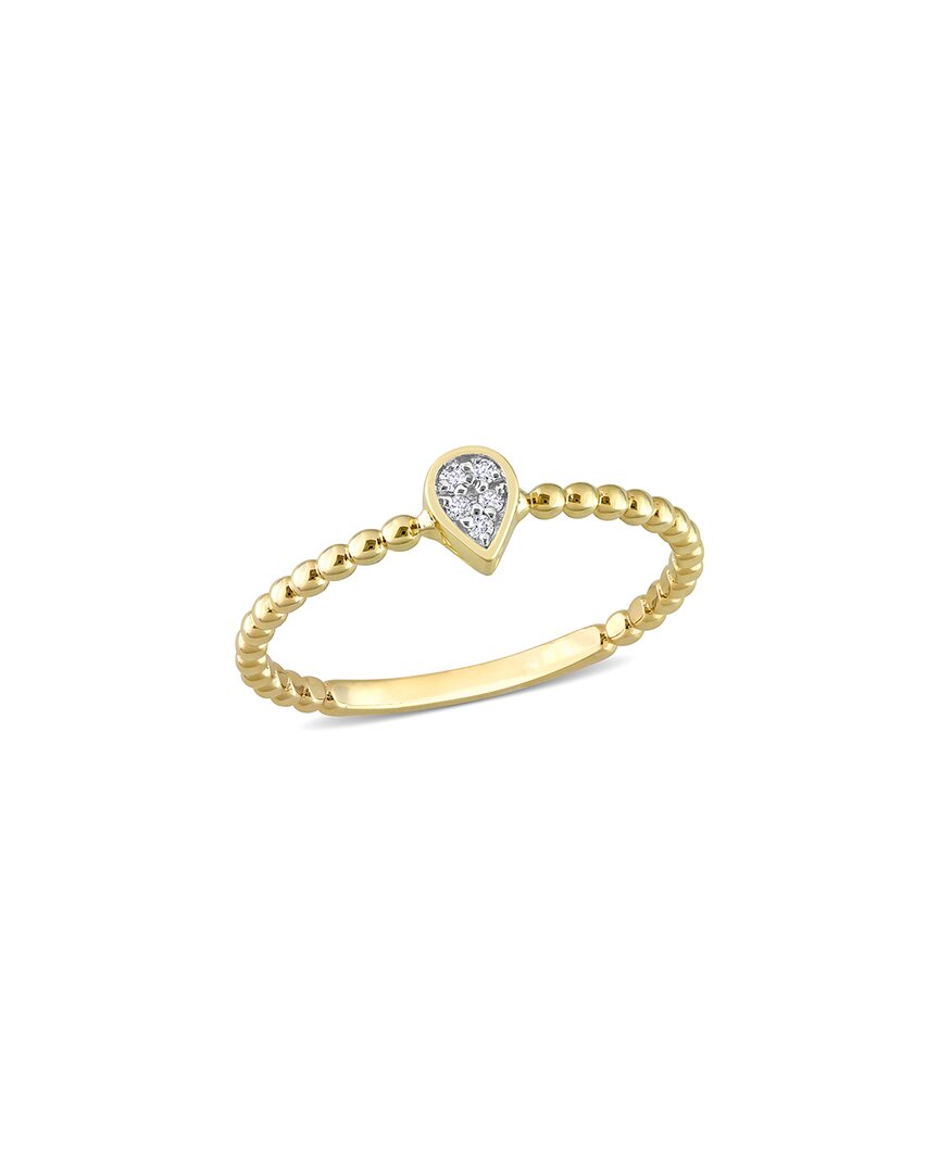 Rina Limor 14k 0.03 Ct. Tw. Diamond Ring