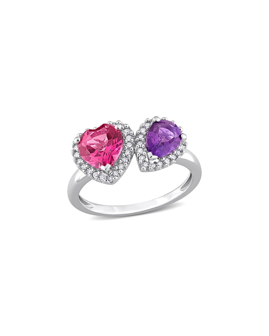 Rina Limor 14k 2.30 Ct. Tw. Diamond & Gemstone Ring