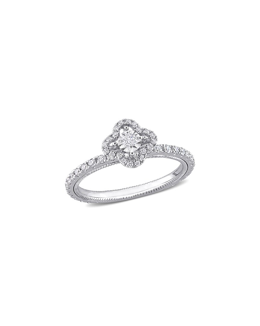 Rina Limor 14k 0.49 Ct. Tw. Diamond Floral Ring