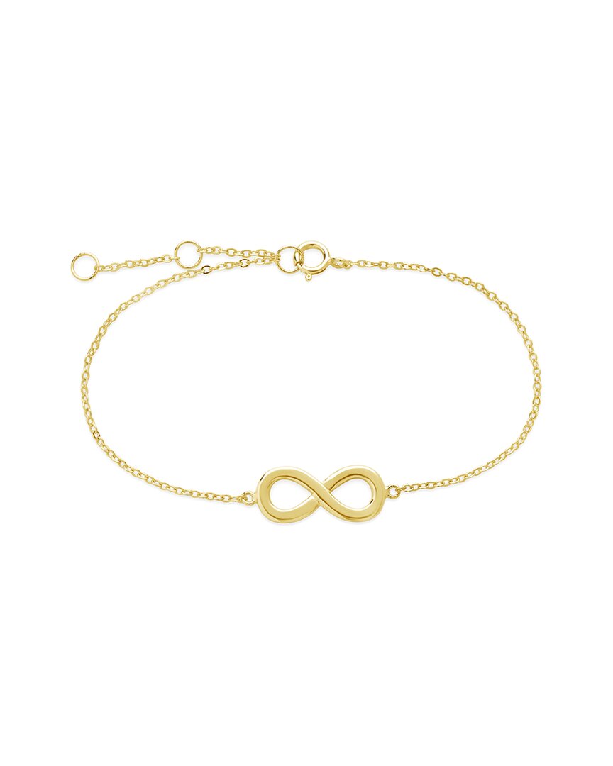 Shop Sterling Forever 14k Over Silver Delicate Infinity Bracelet