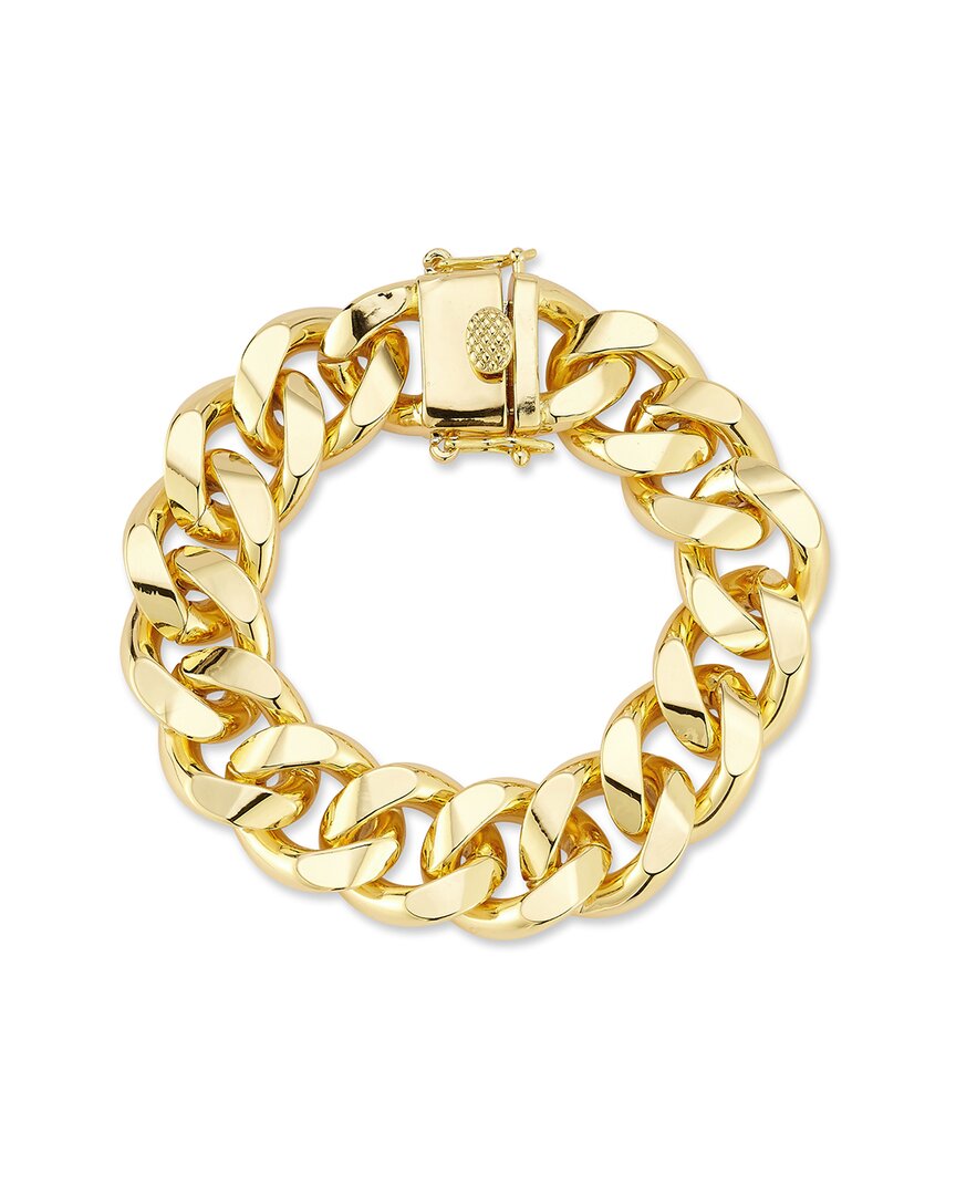 Chloe & Madison Chloe And Madison Plated Curb Chain Link Bracelet