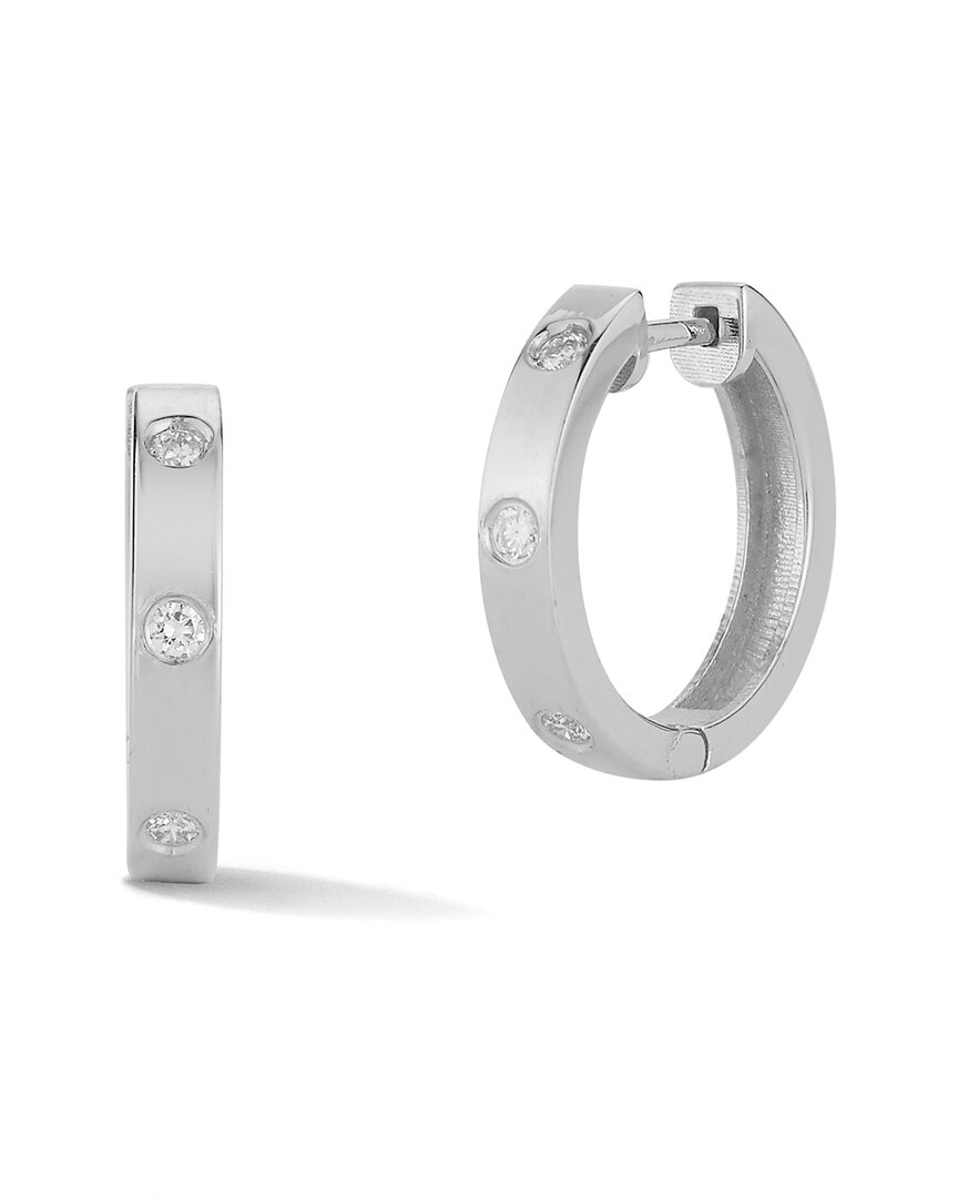 Ember Fine Jewelry 14k 0.1 Ct. Tw. Diamond Huggie Earrings