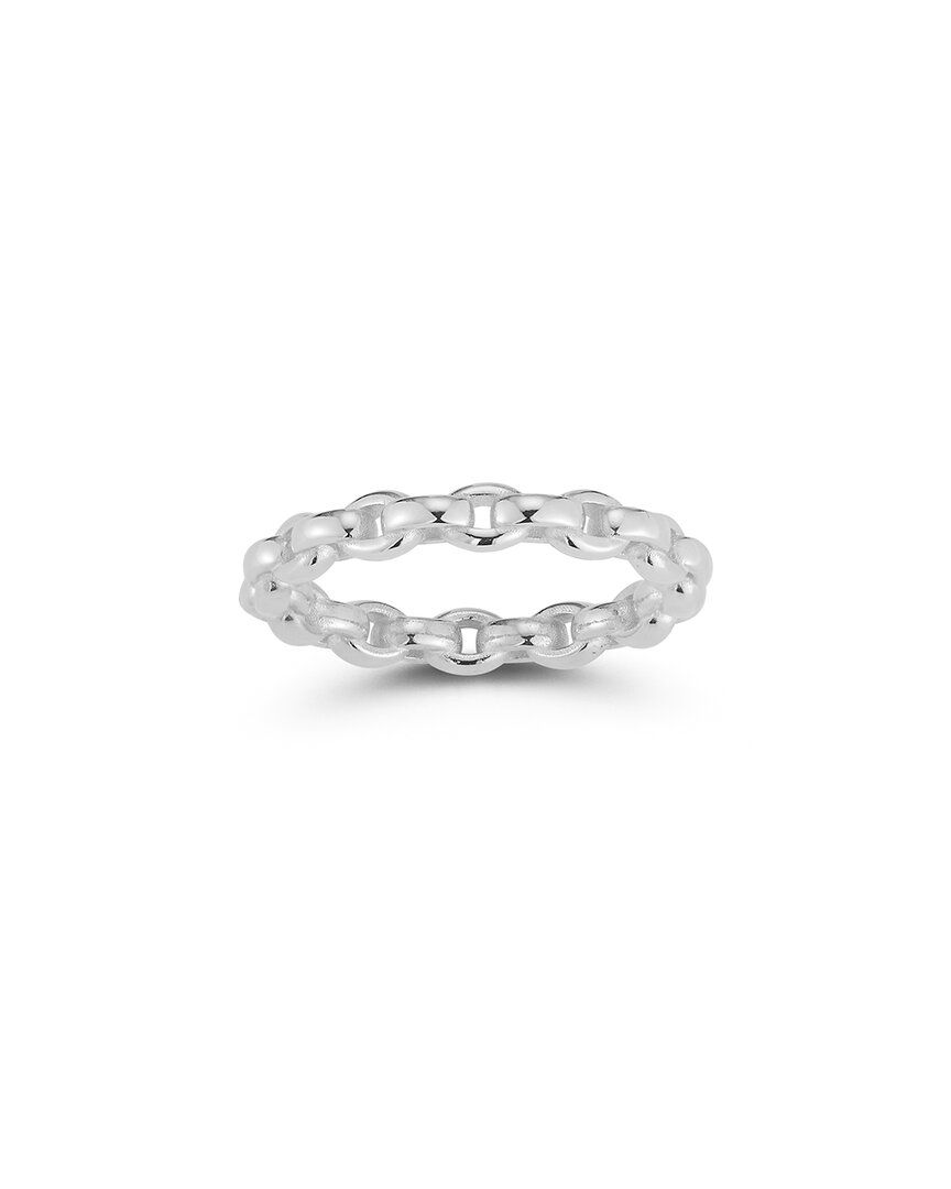 Chloe & Madison Chloe And Madison Silver Link Chain Ring