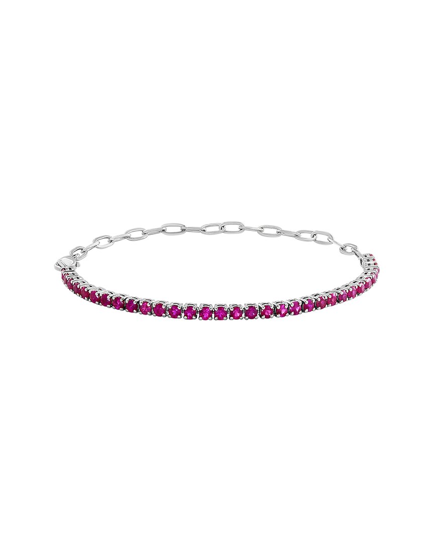 Effy Fine Jewelry Silver 2.74 ct. tw. Ruby Bracelet