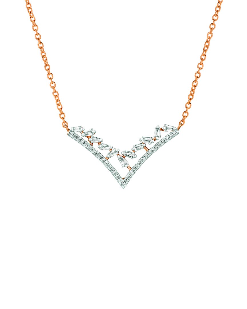 Le Vian ® Tiara 14k Rose Gold 0.33 Ct. Tw. Diamond Necklace